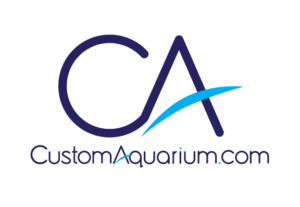 Custom Aquarium dot com logo created by Madison Design Company